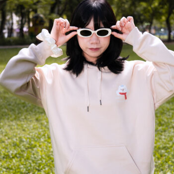 【嘴邊怪】暖冬擁抱連帽上衣