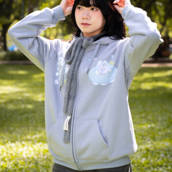 【ㄆ波 Purple Cat】星際放空連帽外套