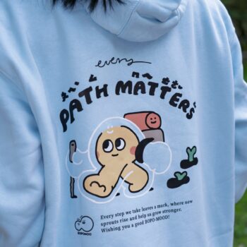 【BOPOMOO 波波畝】PATH MATTERS 畝畝款 連帽上衣