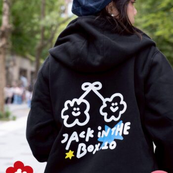 【傑克在箱子裡】北極花連帽上衣