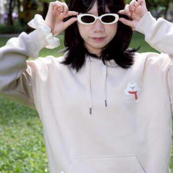 【嘴邊怪】暖冬擁抱連帽上衣