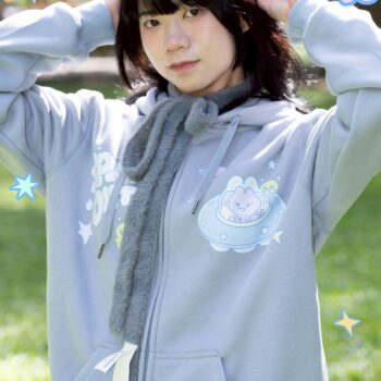 【ㄆ波 Purple Cat】星際放空連帽外套