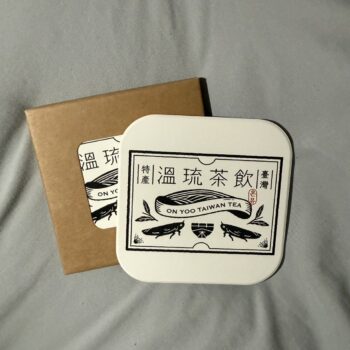 【溫琉茶飲】品牌杯墊
